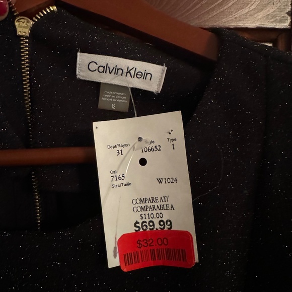 Black Sparkly Calvin Klein Jumpsuit - Picture 3 of 3